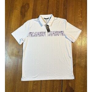 NWT Travis Mathew Golf Polo Shirt Mens XXL Gray Polo Shirt NEW